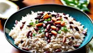 Caribbean beans and rice
