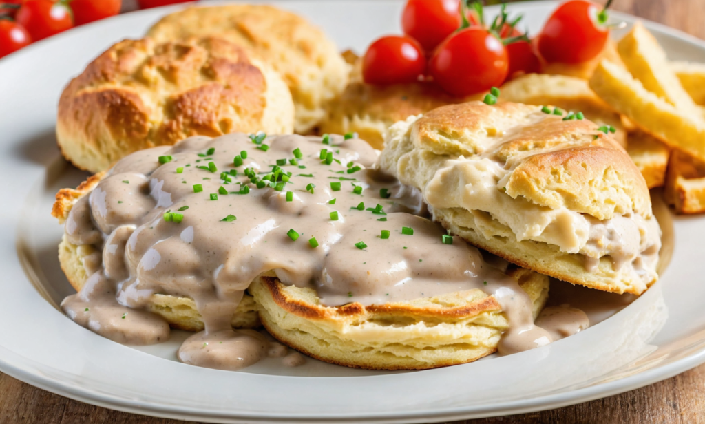 Vegan Biscuits and Gravy