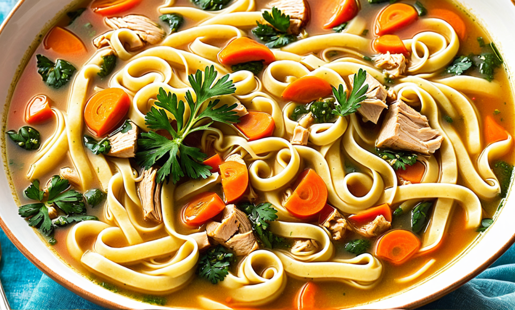 Vegan Chicken Noodle Soup