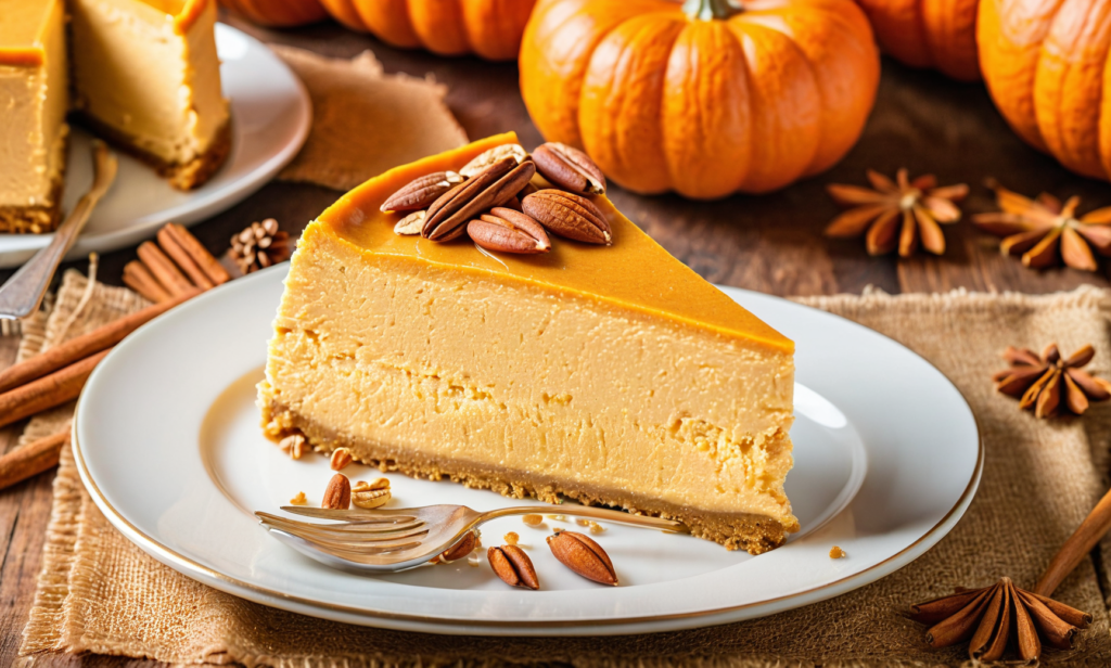 Vegan Pumpkin Cheesecake